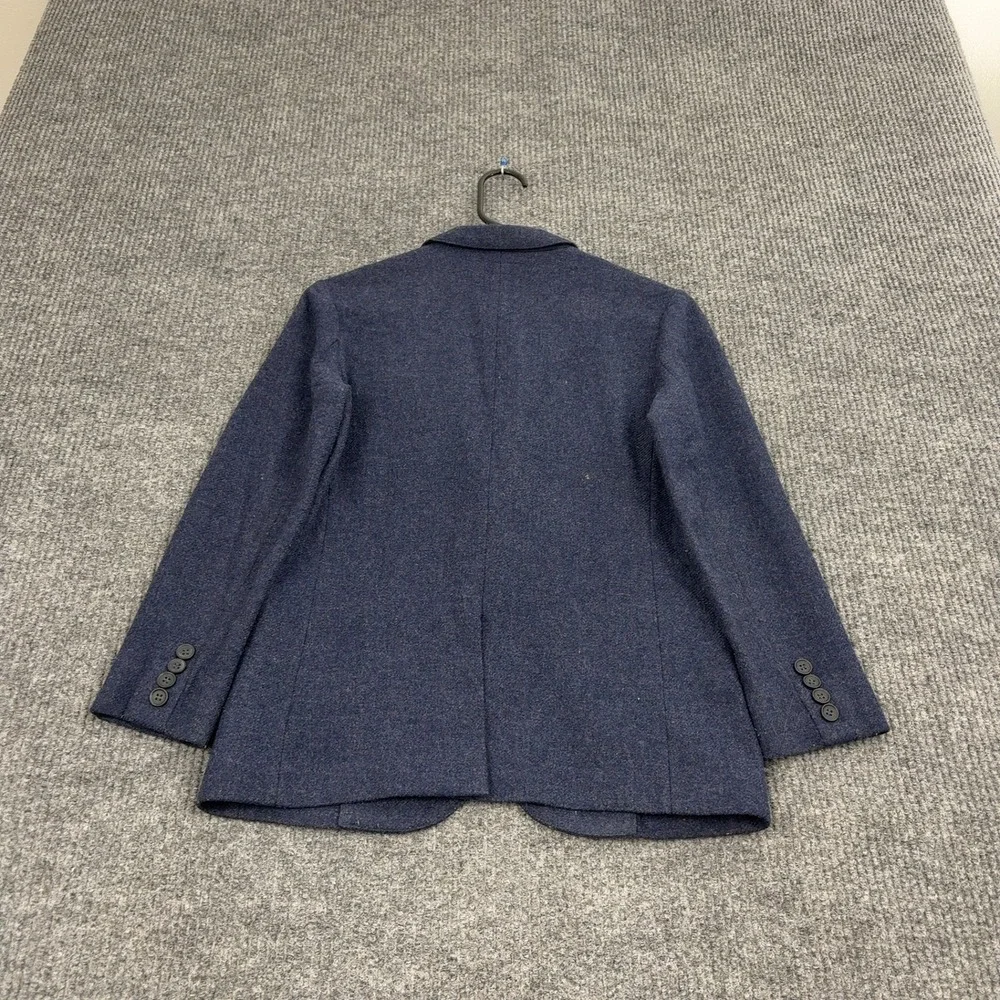 J Crew Crewcuts Blazer Boys 12 Blue Wool Thompson Jacket School Formal Preppy